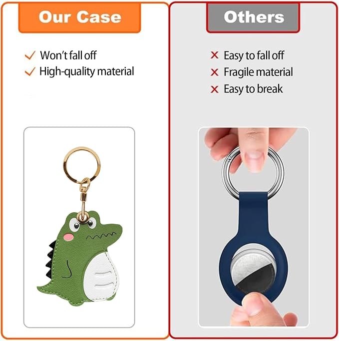 Leather Keychain Case Holder Compatible - Image 7