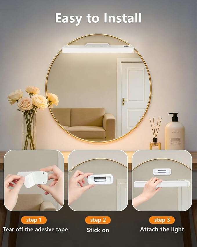 WILLED 3W Rechargeable Vanity Lights - Image 6