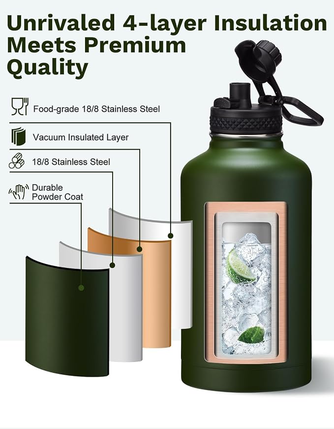 64 oz Canteen Water Bottle - Image 7