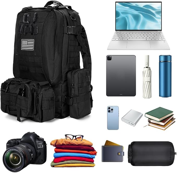 Large Military Tactical Backpack - Image 8