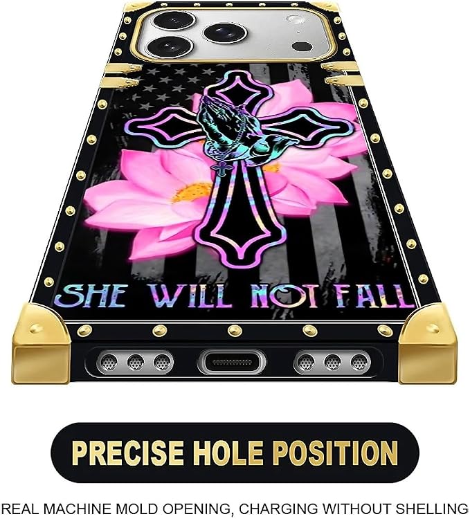 for iPhone 17 Pro Case Luxury Golden Decoration - Image 5