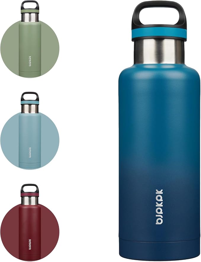 BJPKPK Insulated Water Bottle 32OZ Stainless Steel Water Bottle by BJPKPK