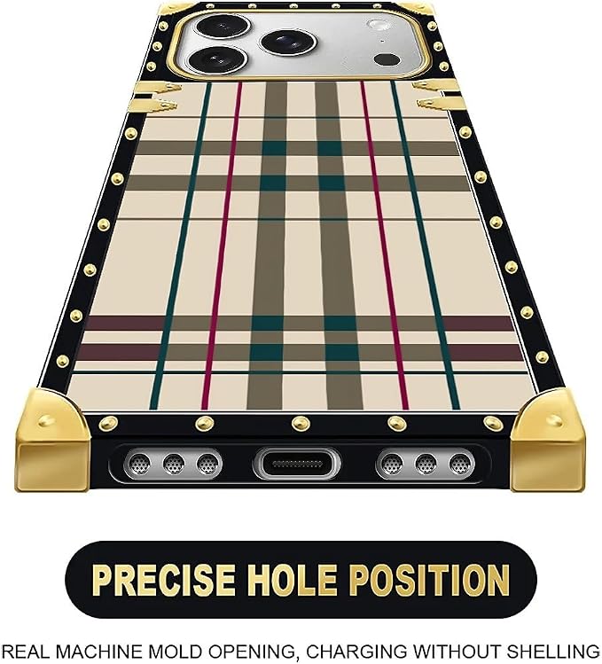 for iPhone 17 Pro Case Luxury Golden Decoration - Image 5