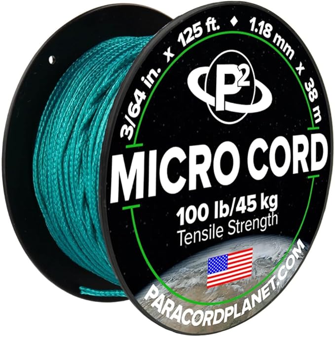 Paracord Planet Micro Paracord – Thin Braided Cord by ParacordPlanet