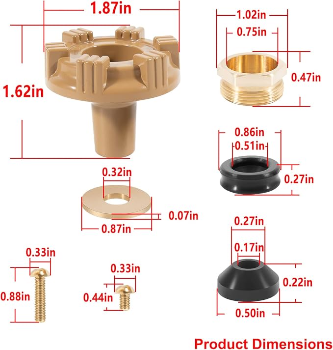 RK-14MH Repair Kit Metal Handle, Outside Faucet, Compatible - Image 6