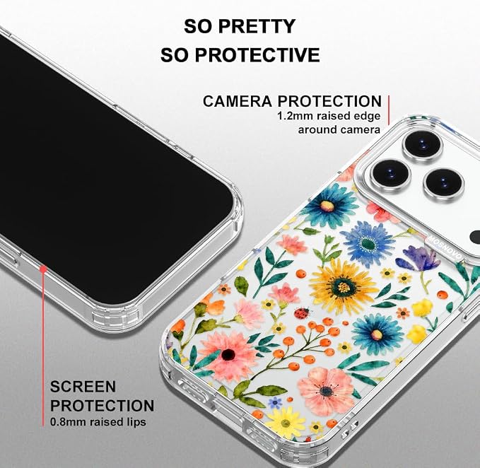 MOSNOVO for iPhone 17 Pro Case, Shockproof Military-Grade Protection 6.6ft Drop - Image 4
