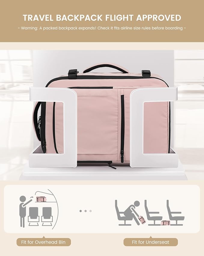 LOVEVOOK Travel Backpack for Women & Men, 60L Large Carry On Backpack Airline - Image 5