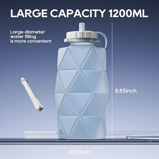 Smokitcen Collapsible Silicone Enema Bag Bottle Kit - Image 5