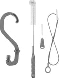 Water Bladder Cleaning Kit, Includes Tube Brushes, Small Bite Valve Brush by JMTEEA