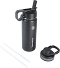 ThermoFlask 18 oz Double Wall Vacuum Insulated Stainless Steel Water Bottle by ThermoFlask