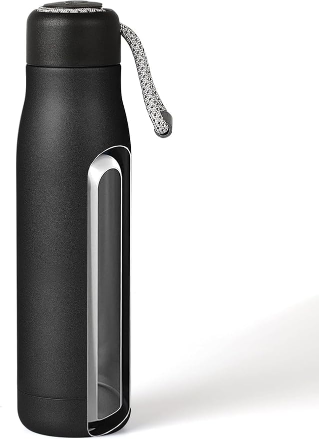Dusgut Water Bottle with Portable Lid Metal Thermos Vacuum Insulated Stainless - Image 4