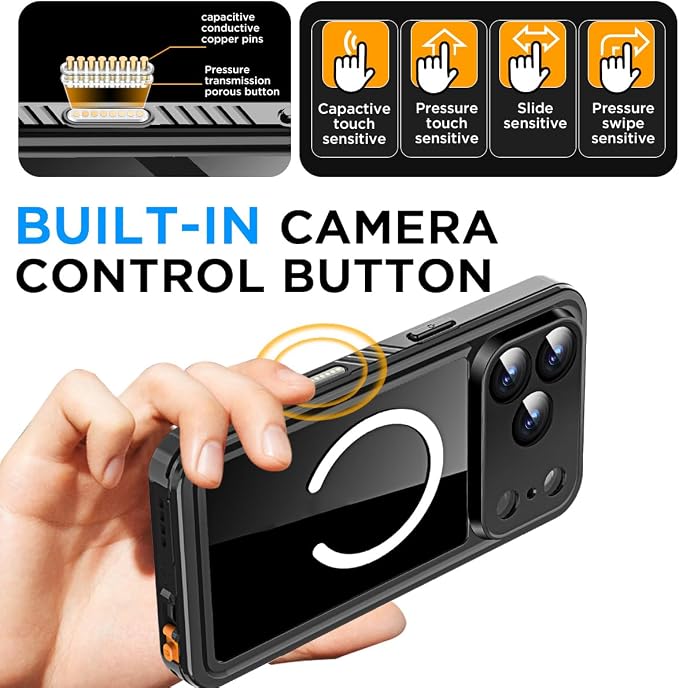 AICase for iPhone 17 Pro Max Case Waterproof Clear - Image 7