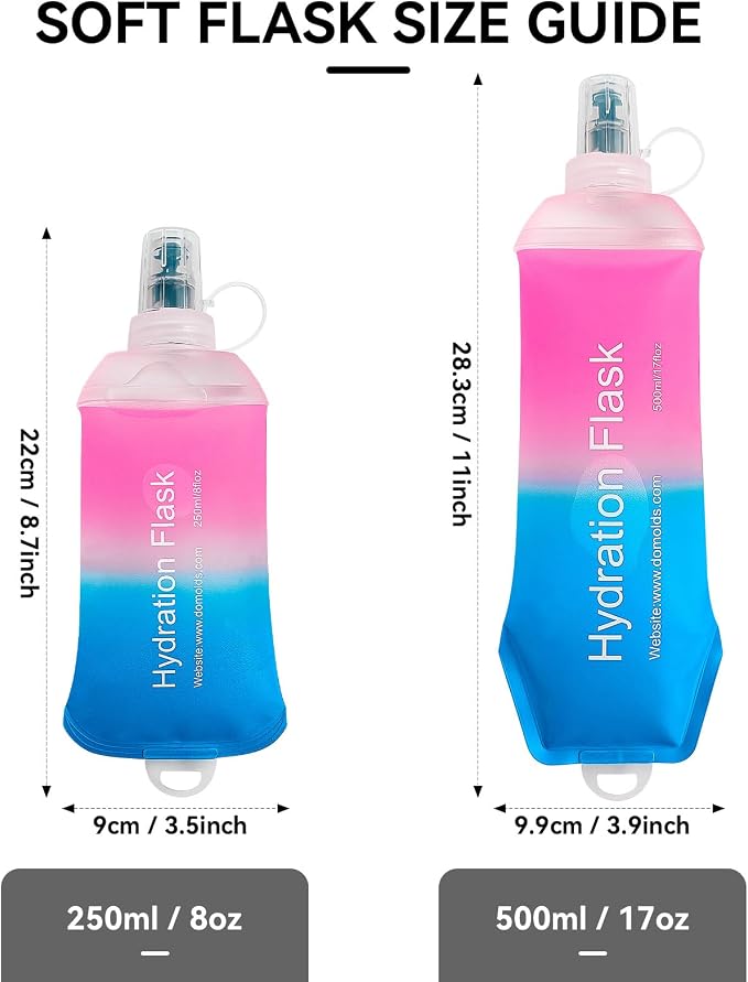 250ml Soft Flask Soft Water Bottle - Image 2