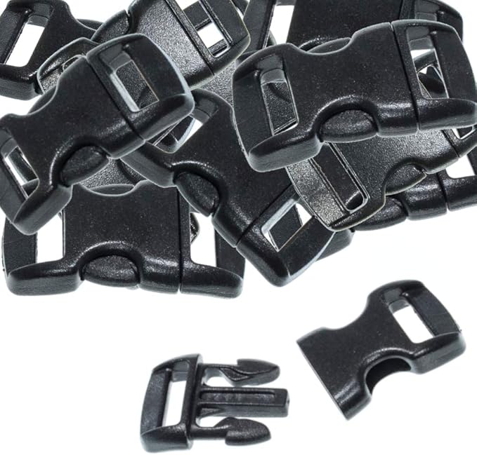 Black Plastic Side Release Buckles - Image 5