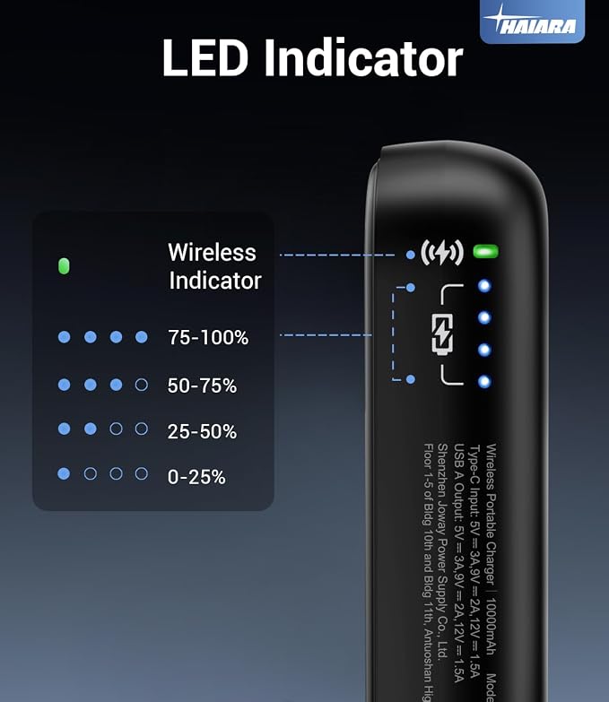 Portable Charger for Magsafe Power Bank - 10000mAh Magnetic Phone Charger - Image 7