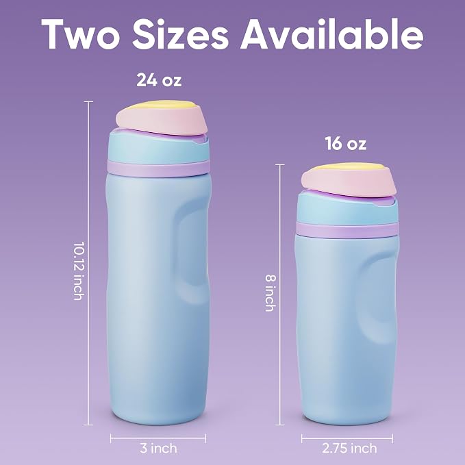 Fijinhom 16 oz Insulated Water Bottle, Stainless Steel Sports Water Bottle - Image 4