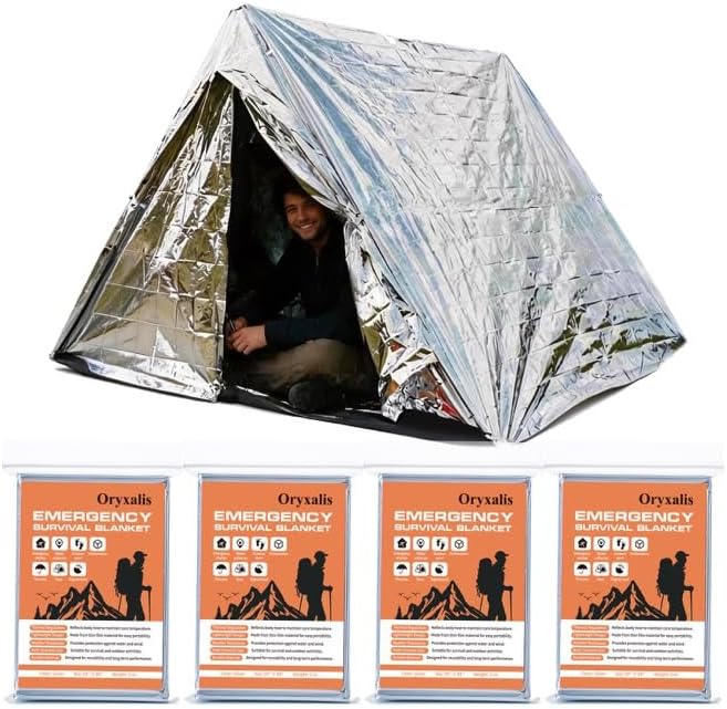 Emergency Mylar Thermal Blankets, Outdoor Traveling, First Aid by Unknown