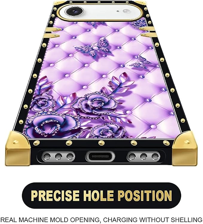 for iPhone 17 Air Case Luxury Golden Decoration - Image 5