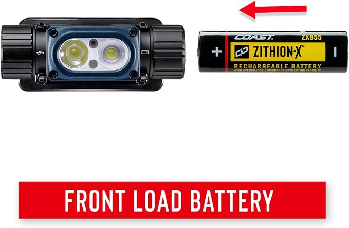 Coast WPH34R 2000 Lumen Waterproof Ultra Bright IP68 USB Rechargeable-Dual - Image 11
