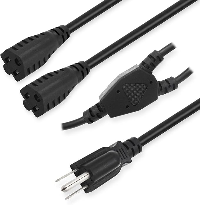 KUNCAN Power Cord Extension Y Splitter - Image 2