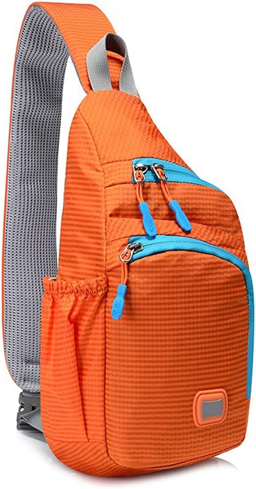 Peicees Small Sling Backpack Waterproof Unisex Shoulder Bag Chest Crossbody by Peicees