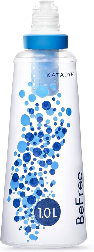 Katadyn BeFree 1.0L Ultralight Collapsible Water Filter Bottle by KATADYN
