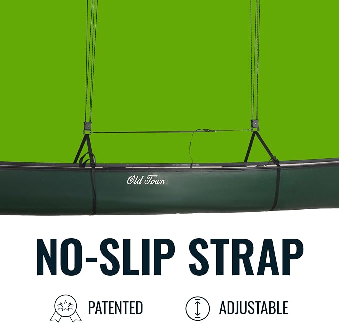 Teal Triangle Heavy Duty Elite Canoe Hoist, Easy-Lift Garage Pulley System - Image 7