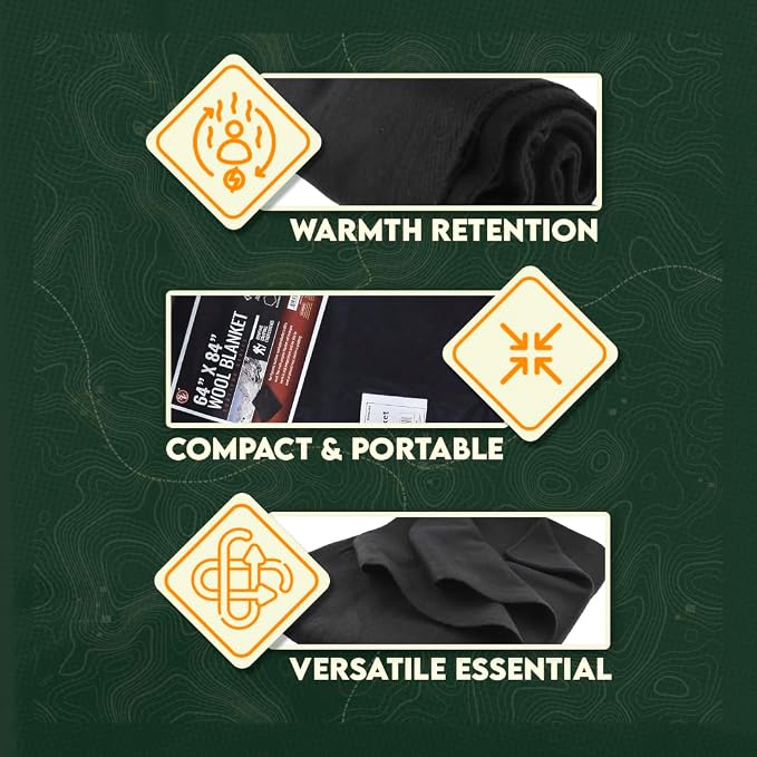 SE Black 64" x 84" 4-lb. Warm Blanket - Image 3
