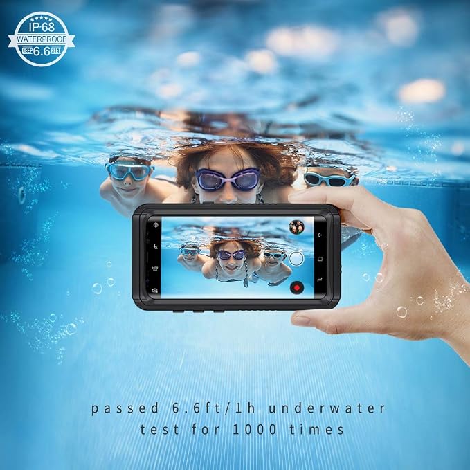 Lanhiem for Samsung Galaxy S8 Case, IP68 Waterproof Dustproof Case - Image 3