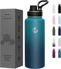 Sports Water Bottle 40oz, Insulated Water Bottle by coktik