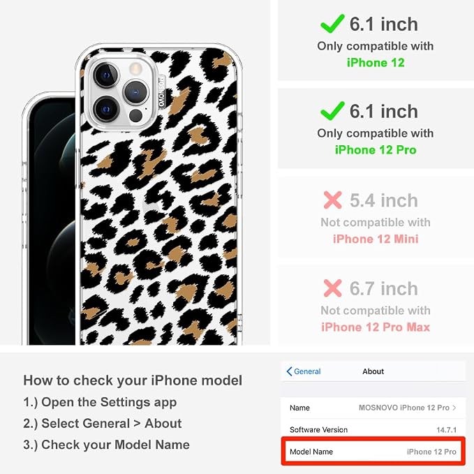 MOSNOVO Case for iPhone 12 & iPhone 12 Pro - Image 2