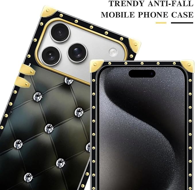 for iPhone 17 Pro Case Luxury Golden Decoration - Image 4