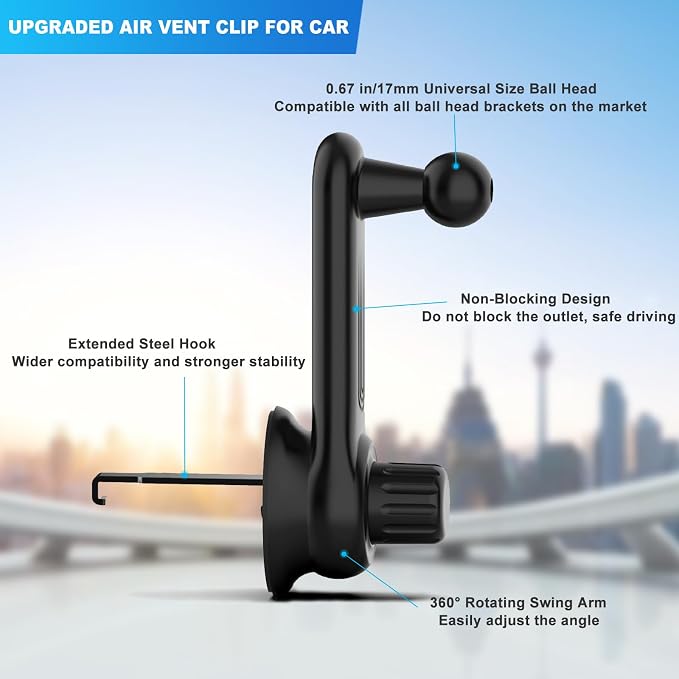 Car Vent Clip for Car Mount Universal Car Phone Holder Mount Vent Clip - Image 7
