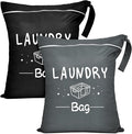 2 Pcs Large Travel Laundry Bags by Sylfairy