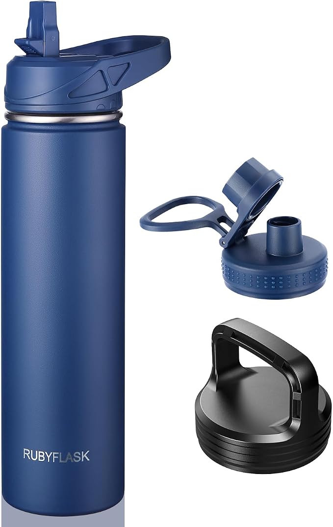 RUBYFLASK 24oz Insulated Water Bottle by RUBYFLASK