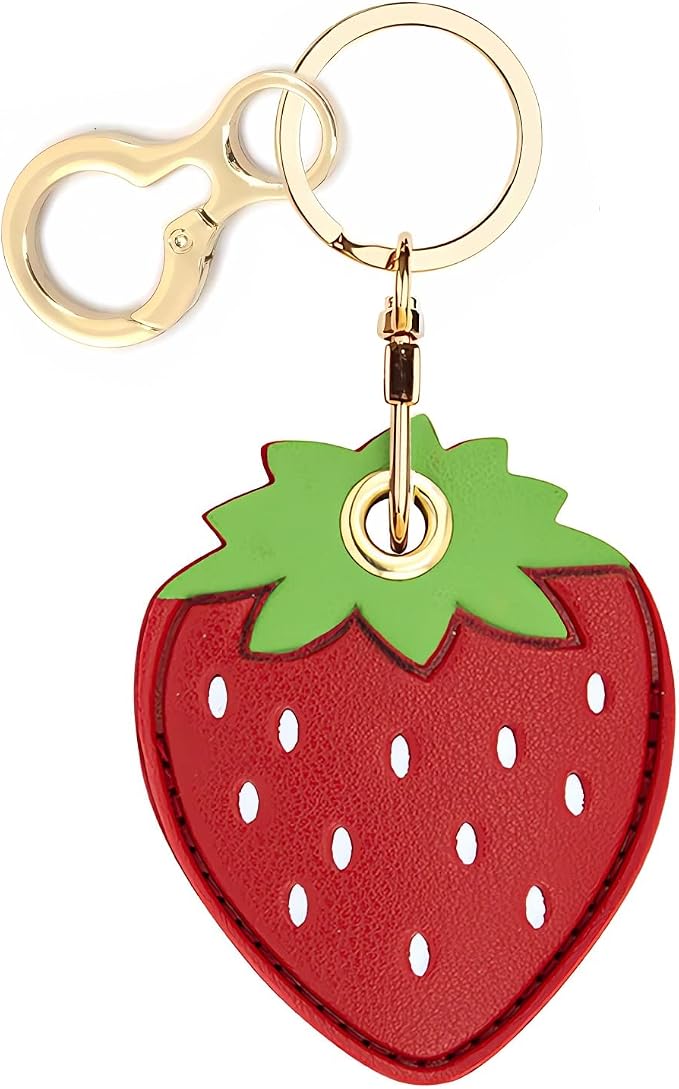 Leather Keychain Holder Case Compatible by BORKUANA