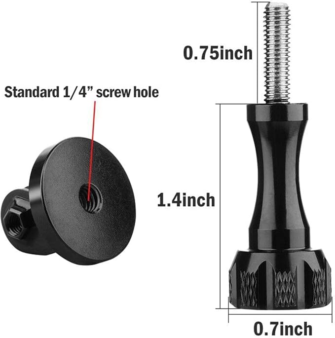 Aluminum Camera Tripod Adapter 1/4"-20 Conversion Adapter Mounts Compatible - Image 4
