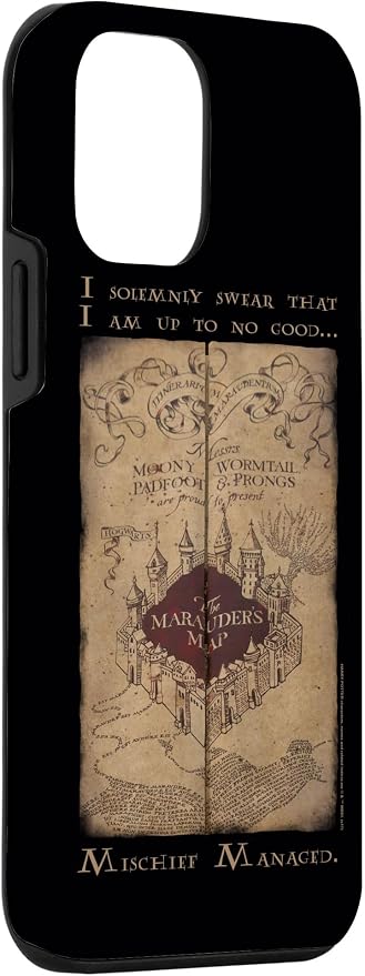 iPhone 12 mini Harry Potter Marauder's Map Words Case - Image 3
