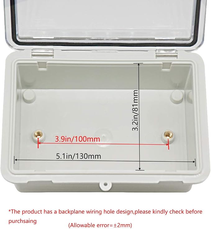 Zulkit Junction Box ABS Plastic Dustproof Waterproof IP65 Electrical Boxes - Image 5