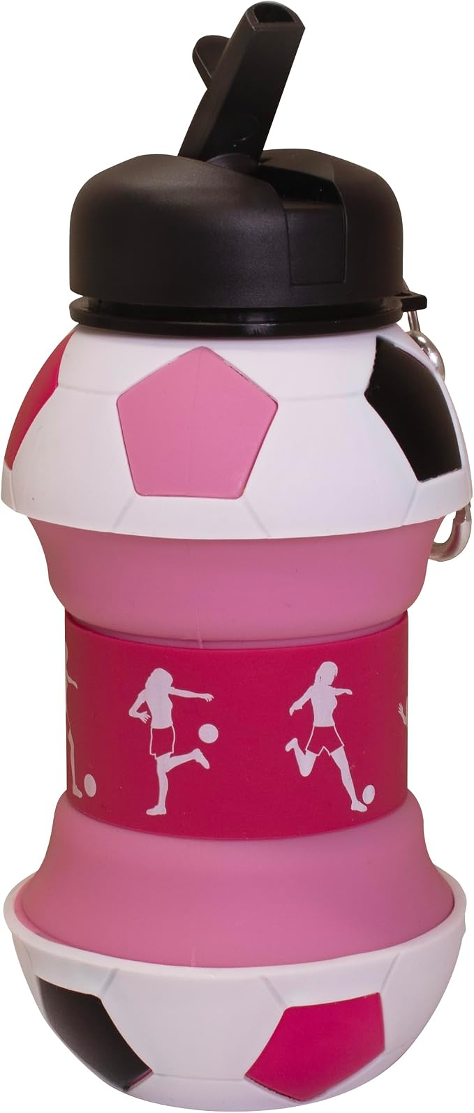 Maccabi Art Clip-On Collapsible BPA-Free Silicone Soccer Ball Water Bottle - Image 6