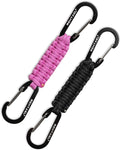 Paracord Braided Carabiner Keychain Lanyard Strap, Hanger Stroller Hook w/2 by REHTAEL