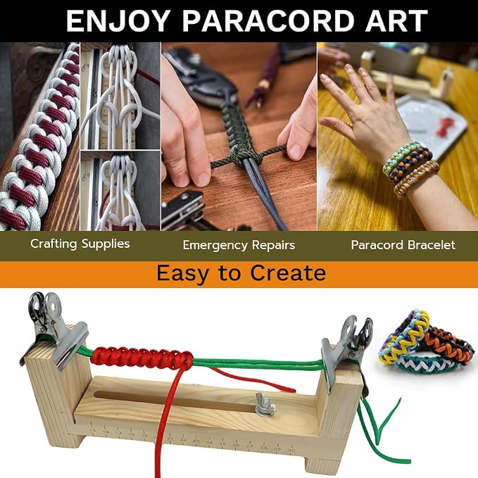Paracord Crafting Kit, 32 Colors, 10 FT Each, 550lb Parachute Cord - Image 3