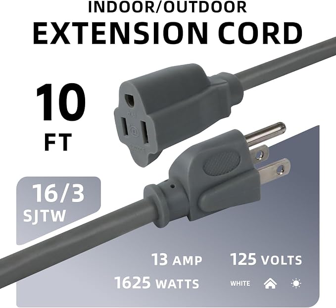 EP 10 Ft Outdoor Extension Cord - Image 2