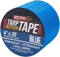 Mytee Products 4" x25' Blue Vinyl Tarp Repair Tape Kit – Heavy Duty 8.8oz Peel by MyteeProducts