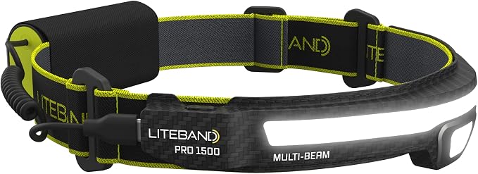 OPTIMAL VENTURES LITEBAND PRO Multi-Beam Rechargeable LED Headlamp, 1500 Lumens - Image 2