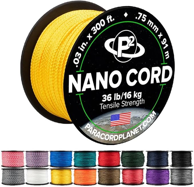 Paracord Planet Nano Cord –Lightweight Nylon Nano Paracord – Great by ParacordPlanet