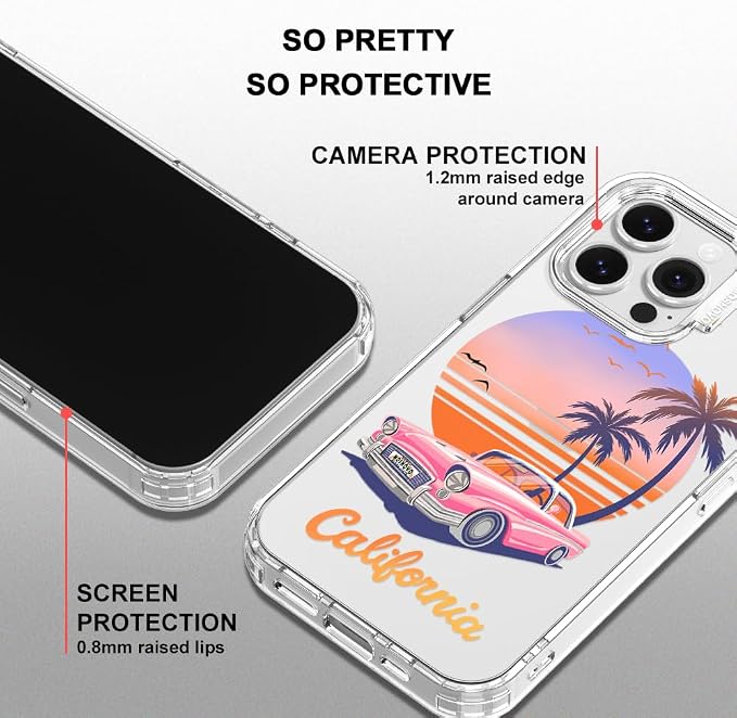MOSNOVO for iPhone 16 Pro Max Case, Shockproof Military-Grade Protection 6.6ft - Image 4