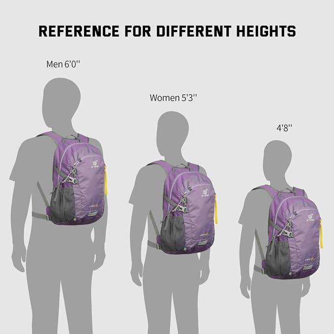 SKYSPER Small Hiking Backpack, 20L Lightweight Travel Backpacks Hiking Daypack - Image 7