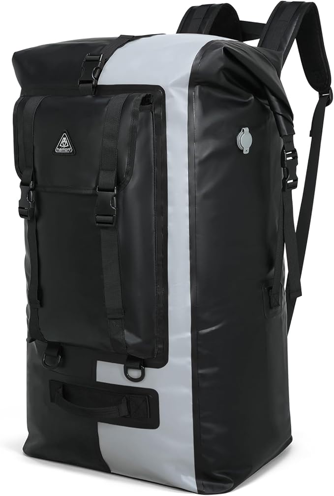 Haimont 100L Waterproof Backpack Large Roll Top Dry Backpacks Marine Dry Bags by Haimont