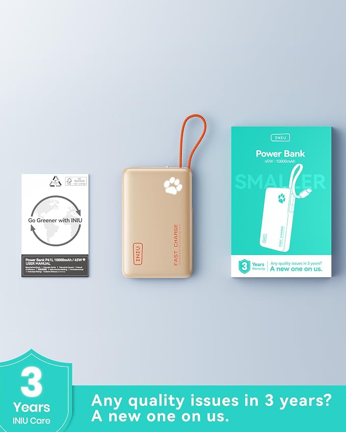 INIU 45W Power Bank, Fast Charging Portable Charger - Image 8
